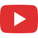 YouTube red 'play button' with white triangle on it