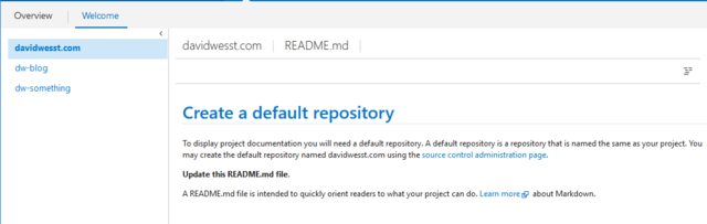 When You Don't Have a Default Repository
